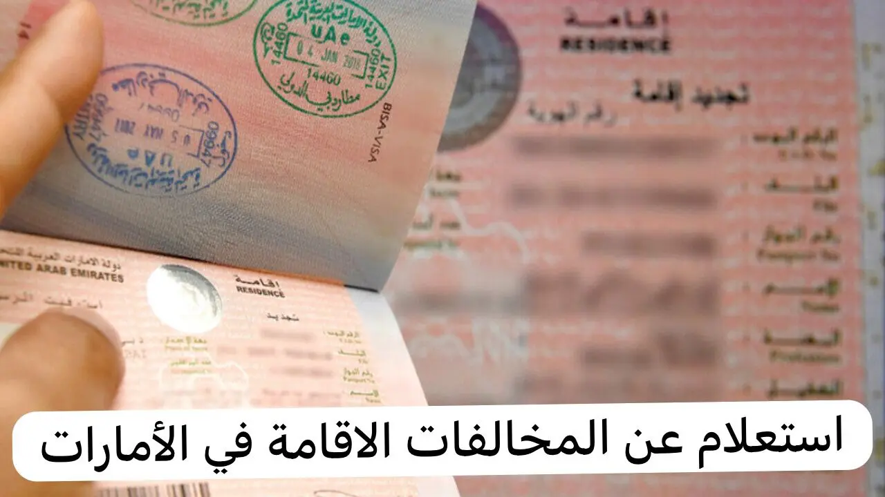 كيف استعلم عن مخالفات الإقامة في دولة الإمارات؟ وكيف يمكن سداد غراماتها أون لاين؟